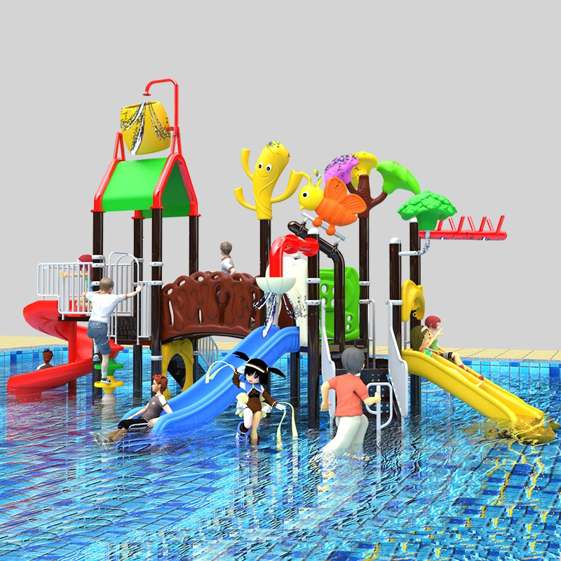 Sensory Water Playground с мягкими слайдами