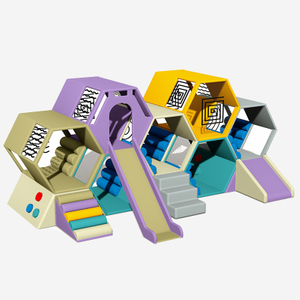 Набор альпинистов Hexagon Hive для использования в помещении с мягкой игрой