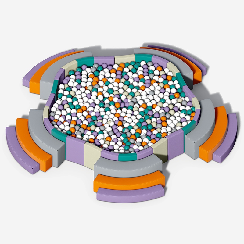 Arc-Modular Inclusive Крытая мягкая игровая площадка для игры в мяч