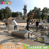 Нестандартный индивидуальный поднос для воды с песком, колесо для воды с песком из нержавеющей стали, оборудование для развлечений с проточной водой, песком и водой