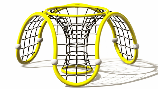 Детская площадка для скалолазания, оборудование купола