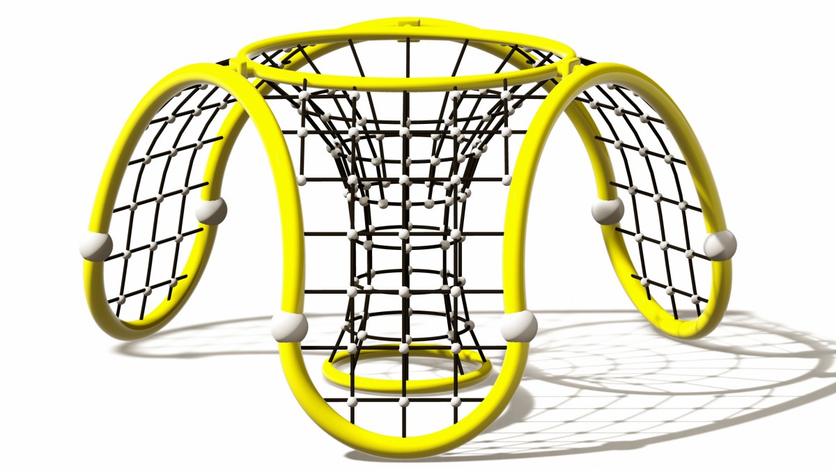 Панорамная экспозиция детского альпинистского оборудования Купол-2