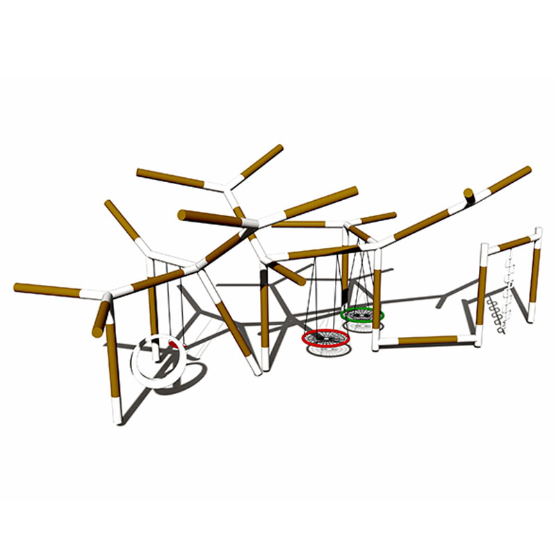 Прочная оцинкованная труба, детские качели на ветке дерева для нескольких человек 