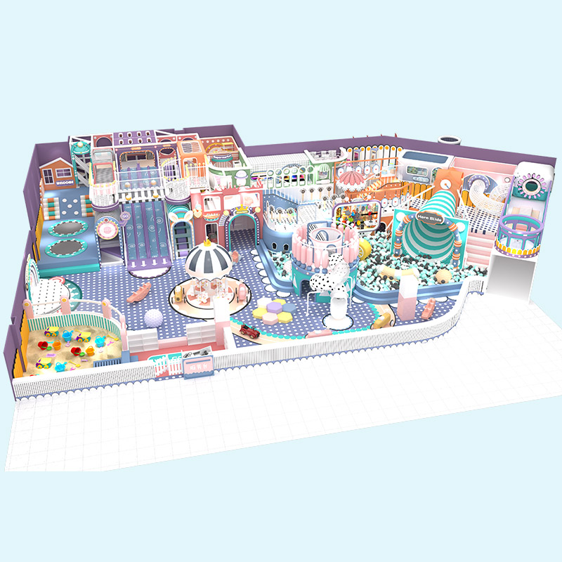 Мягкая игровая конструкция для детского сада Pastel из Китая