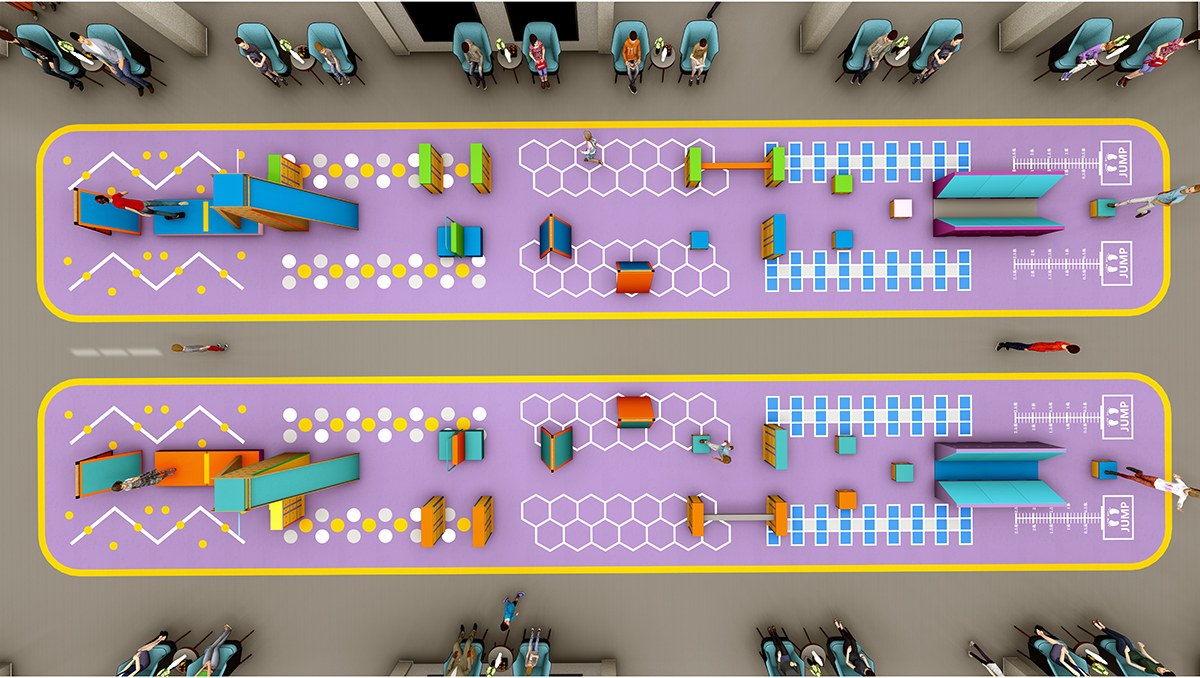 4. Kids Indoor Obstacle Course Training (8) 4. Тренировка детей по полосе препятствий в помещении (8)