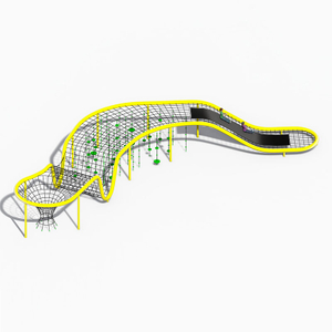 Мягкий набор для лазания на открытом воздухе с паучьей сеткой