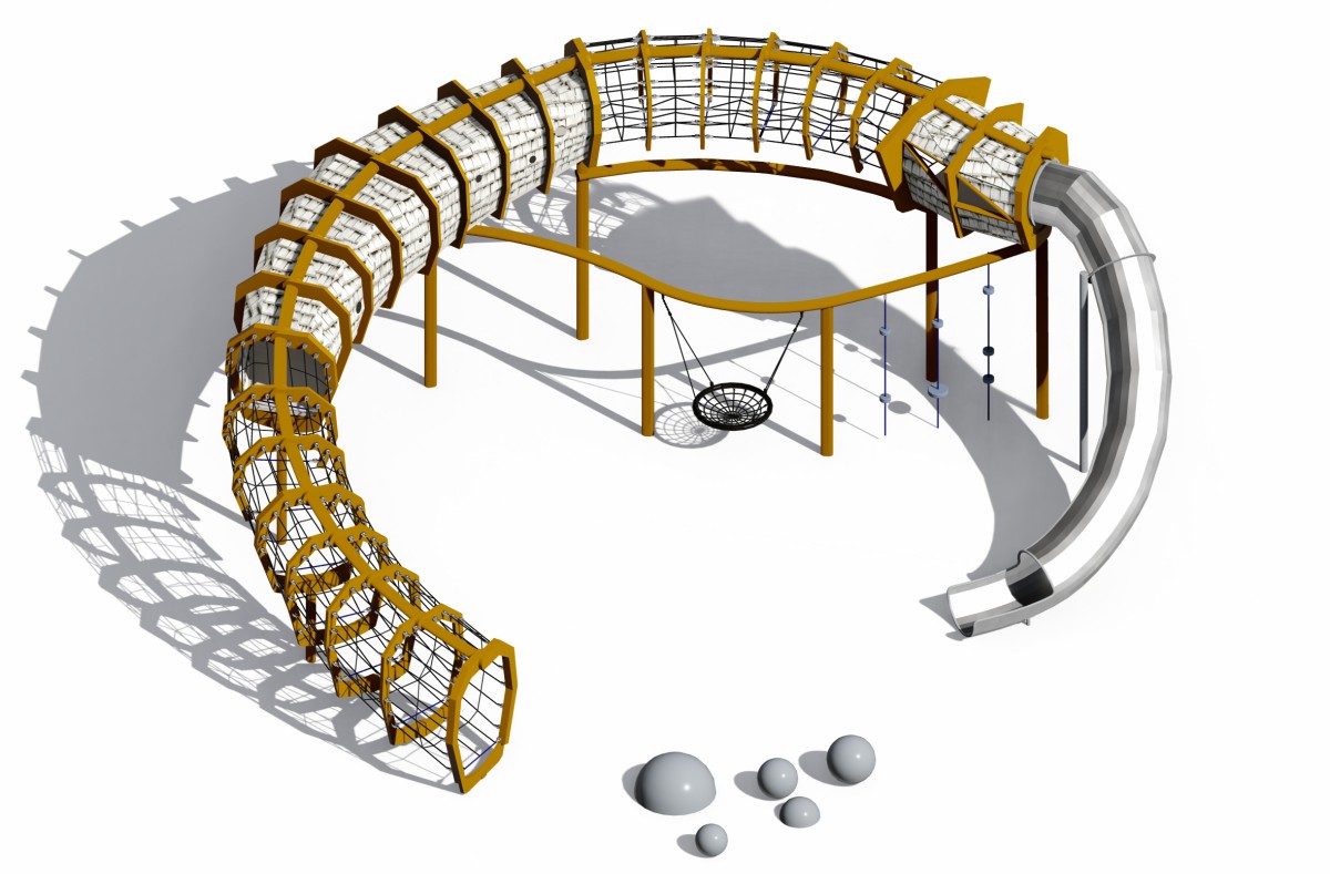 Набор для лазания и горок Dragon Bone на открытом воздухе
