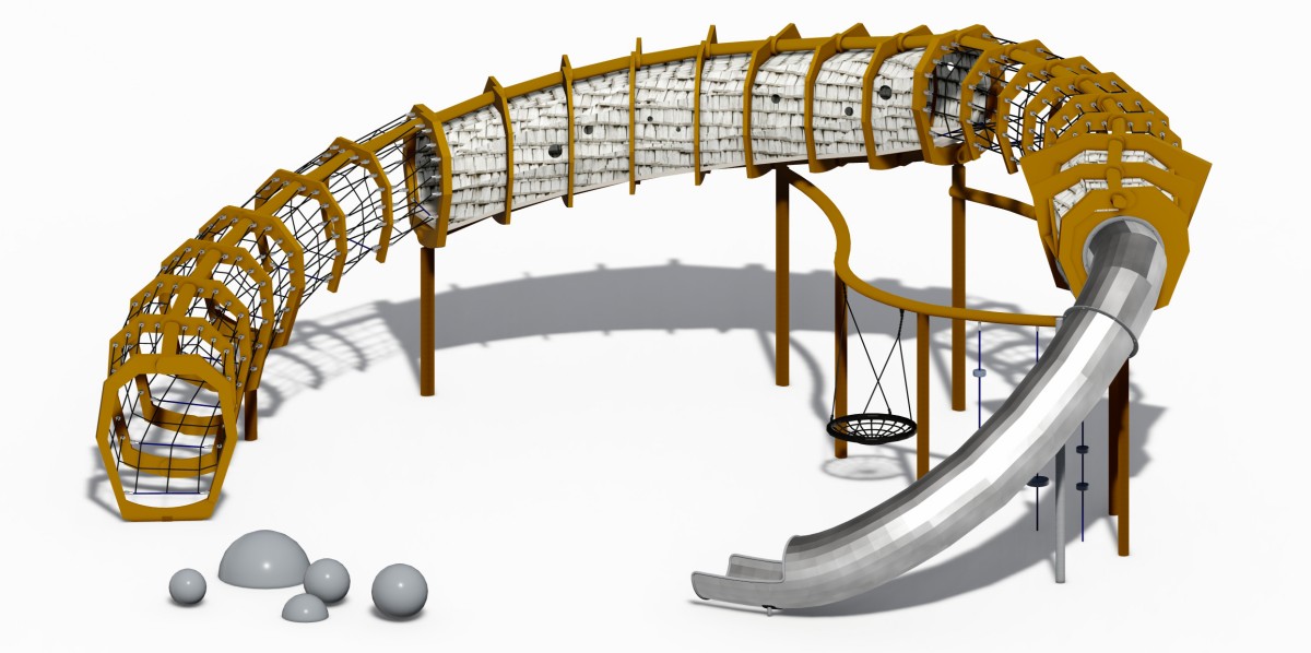 Набор для лазания и горок Dragon Bone на открытом воздухе