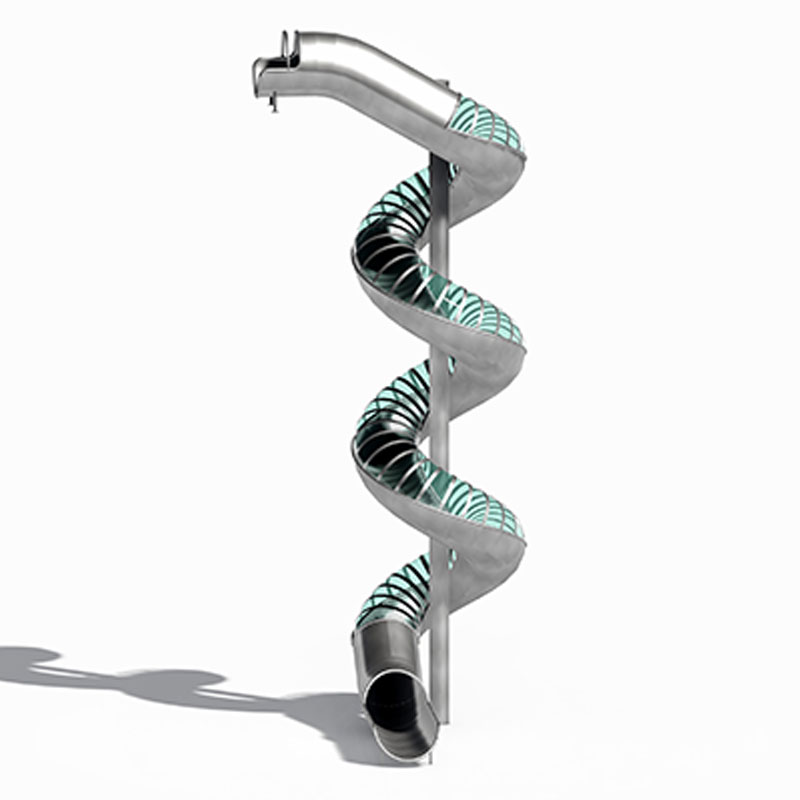 Спиральные горки для детской площадки из нержавеющей стали