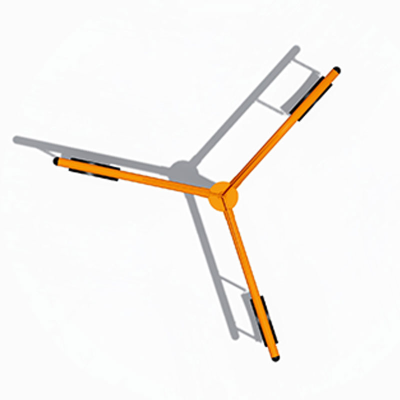 Сверхмощные детские качели из оцинкованной трубы для надежного развлечения на свежем воздухе