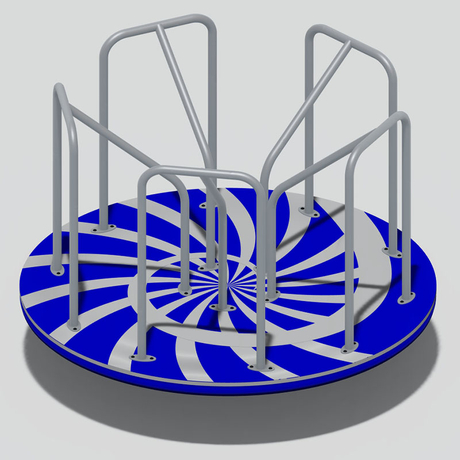 Прочная оцинкованная сталь и кольцевая развязка - на открытом воздухе Spinner