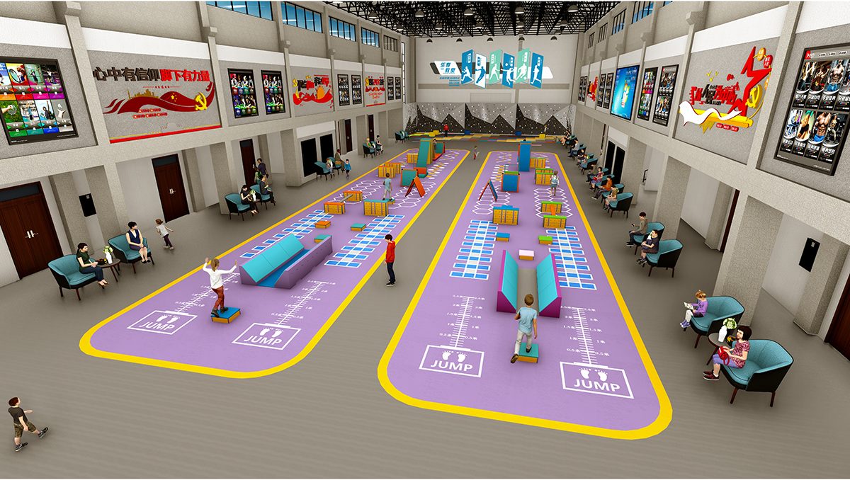 4. Kids Indoor Obstacle Course Training (3) 4. Тренировка детей по полосе препятствий в помещении (3)