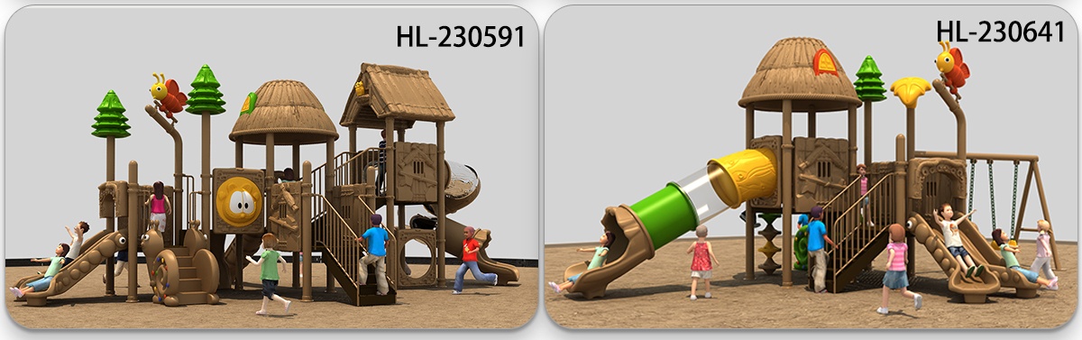 Коммерческие игровые слайды на открытом воздухе (5) 
