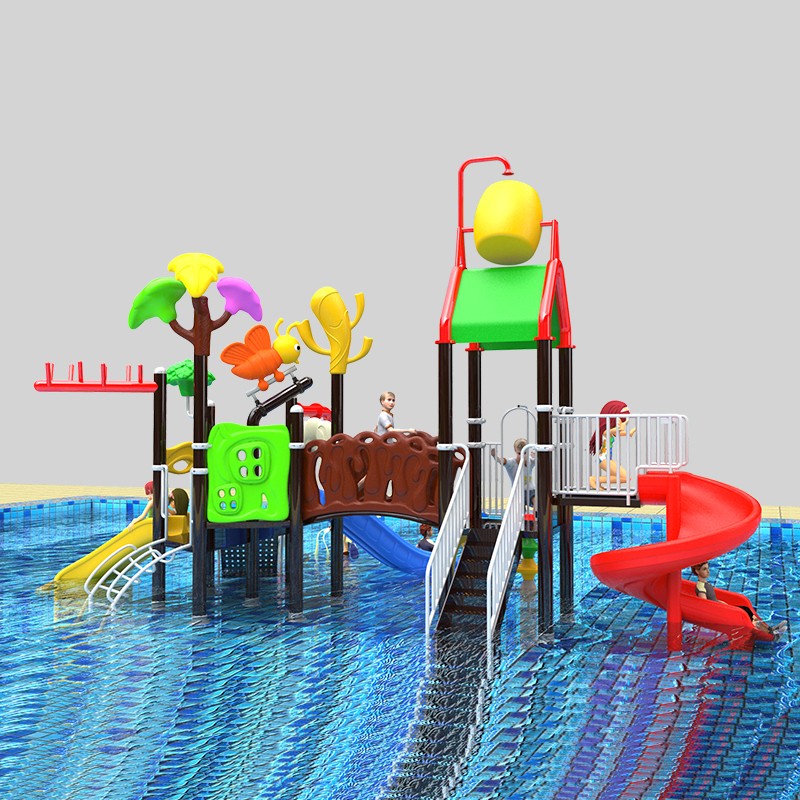 Sensory Water Playground с мягкими слайдами