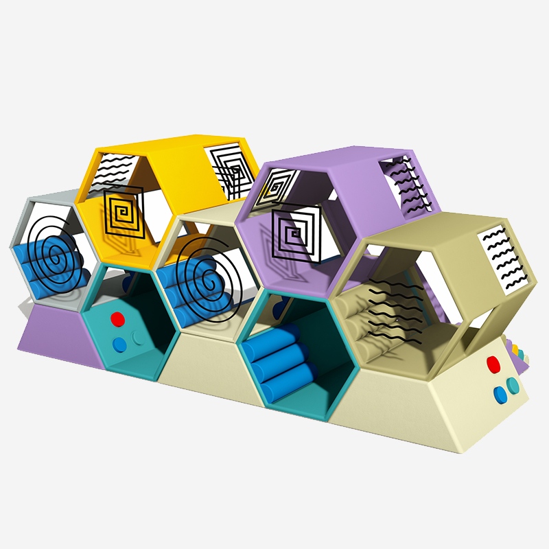 Набор альпинистов Hexagon Hive для использования в помещении с мягкой игрой