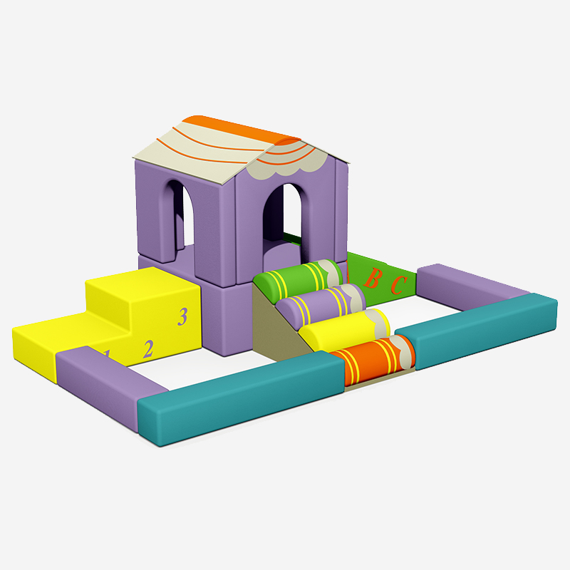Домик для скалолазания с мягкой подкладкой — оборудование для мягких игр в помещении 